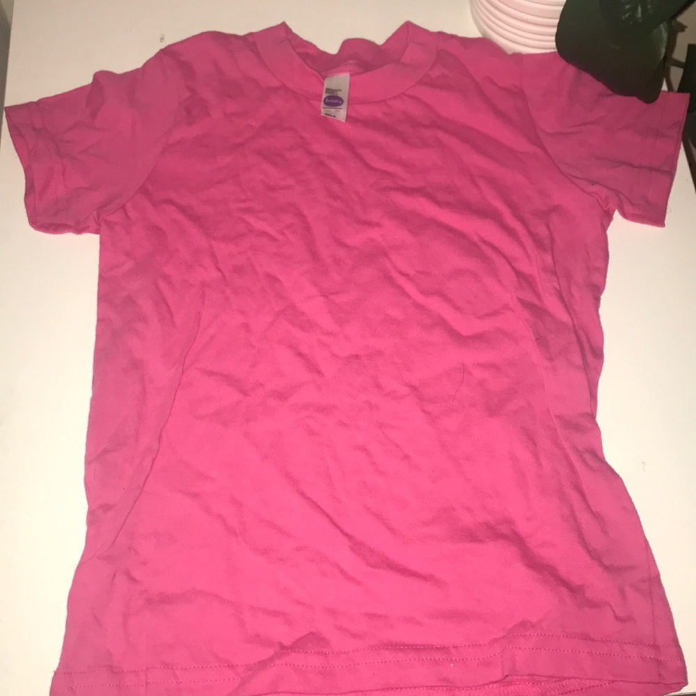 Pink youth shirt, size 4